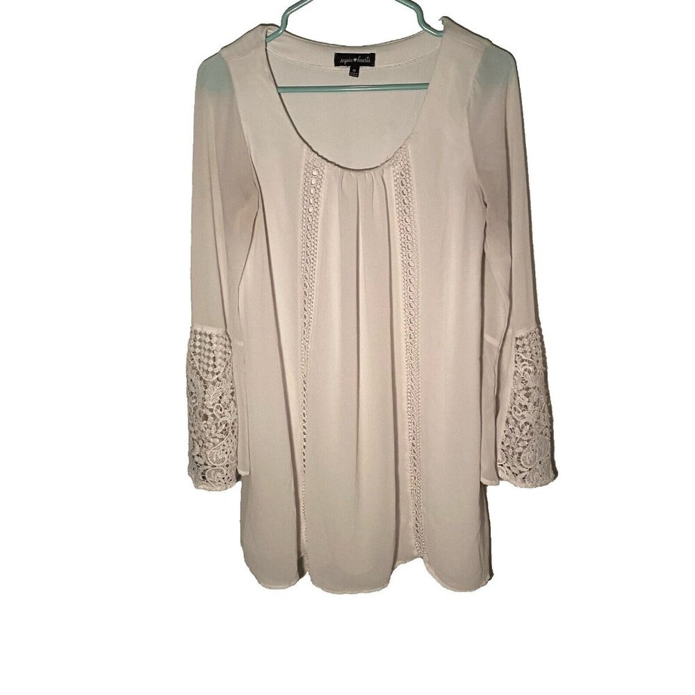 Seguin Hearts White Dress M‎